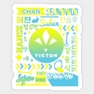 VICTON Collage Sticker